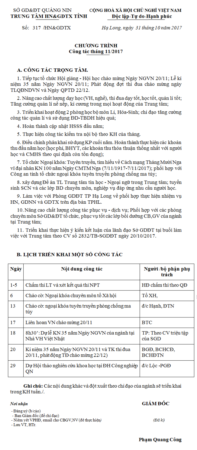 lich cong tac t10