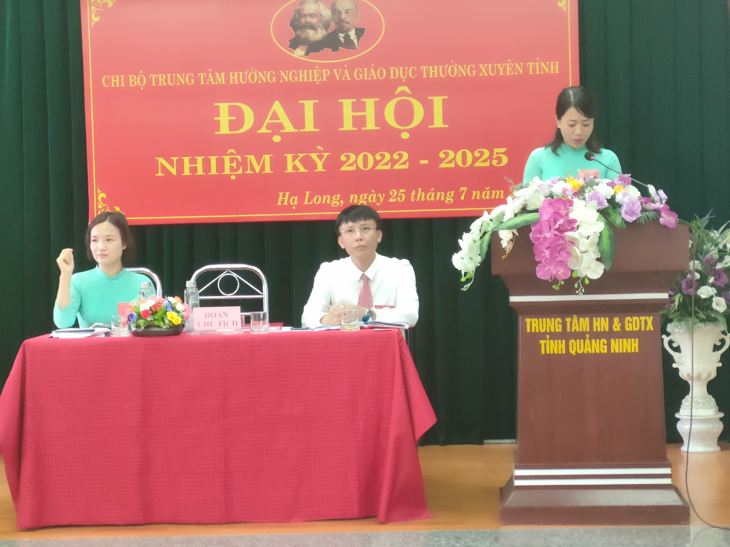 đc Lộc phát biểu tại đại hội